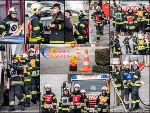 Collage Feuerwehrmänner