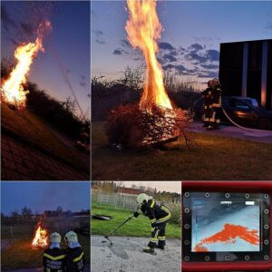 Übung Branddienst Collage